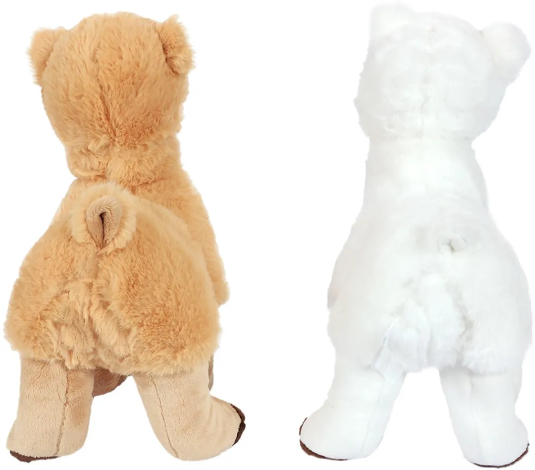 PIA Soft Toys Pluche Alpaca Knuffels - 2 Stuks 30cm