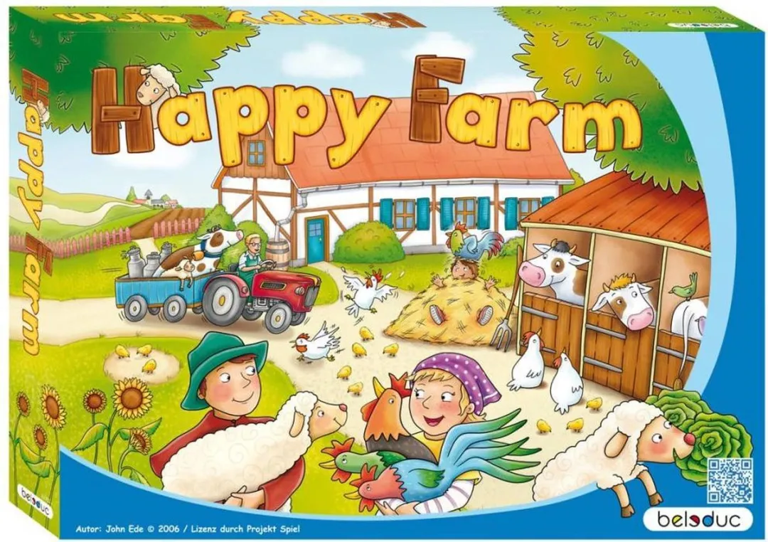 Beleduc Happy Farm 22710 - Spel voor 2-4 spelers