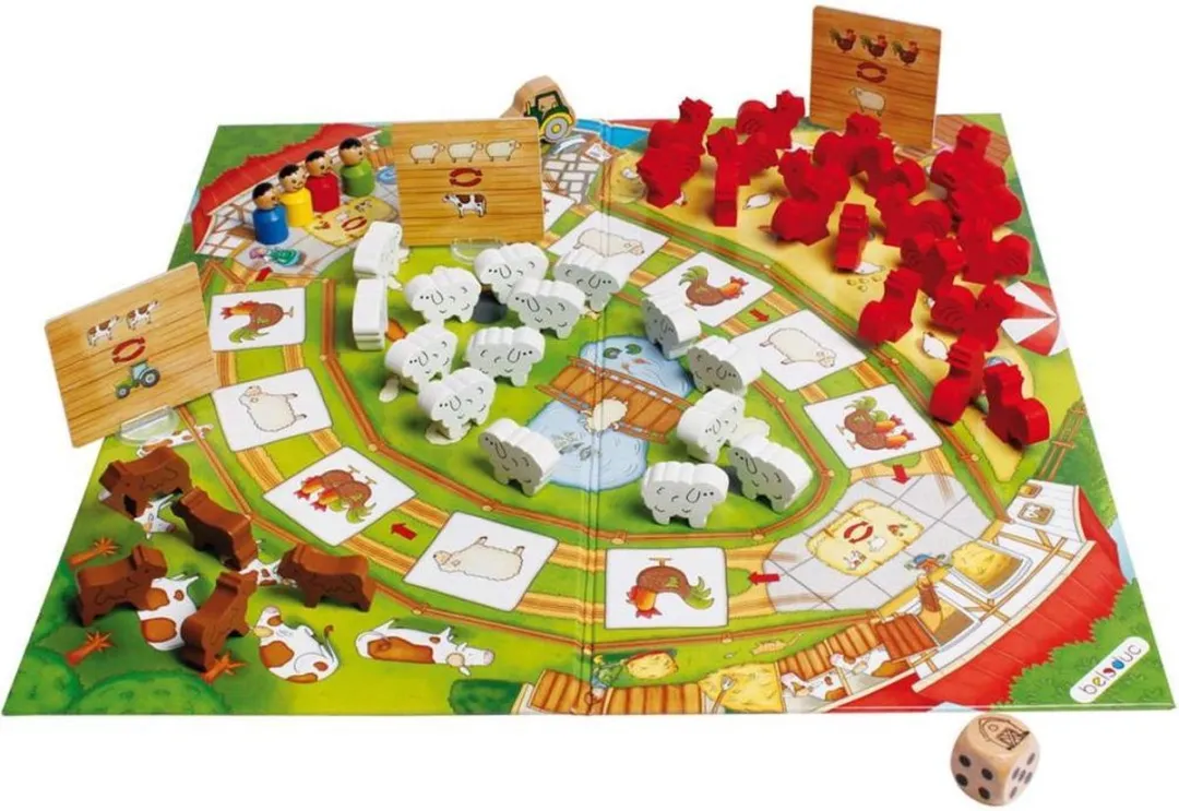 Beleduc Happy Farm 22710 - Spel voor 2-4 spelers