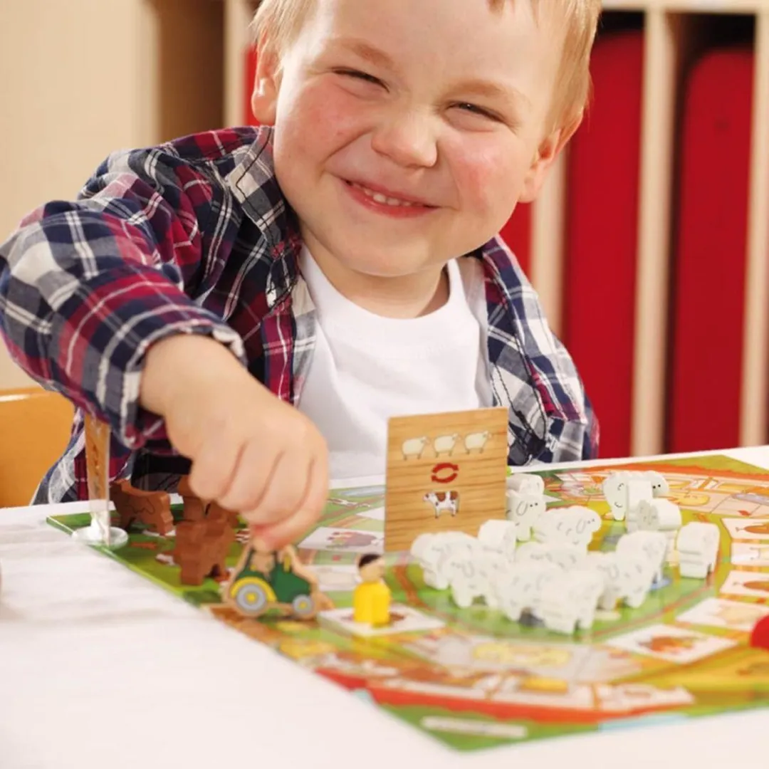 Beleduc Happy Farm 22710 - Spel voor 2-4 spelers