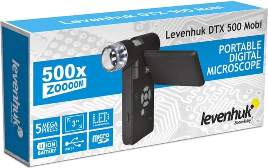 Levenhuk DTX 500 Mobi Digitale Microscoop - Monoculair - Zwart