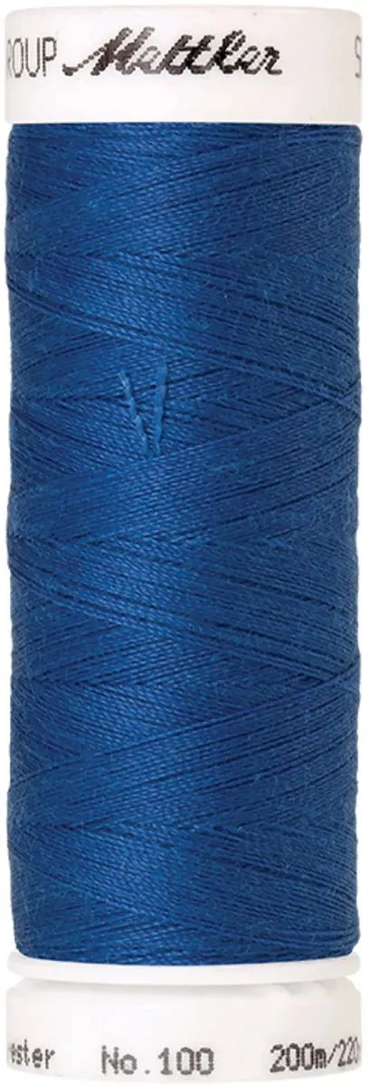 Amann Mettler Seralon 200mt #1463 Naaimachinegaren - Blauw