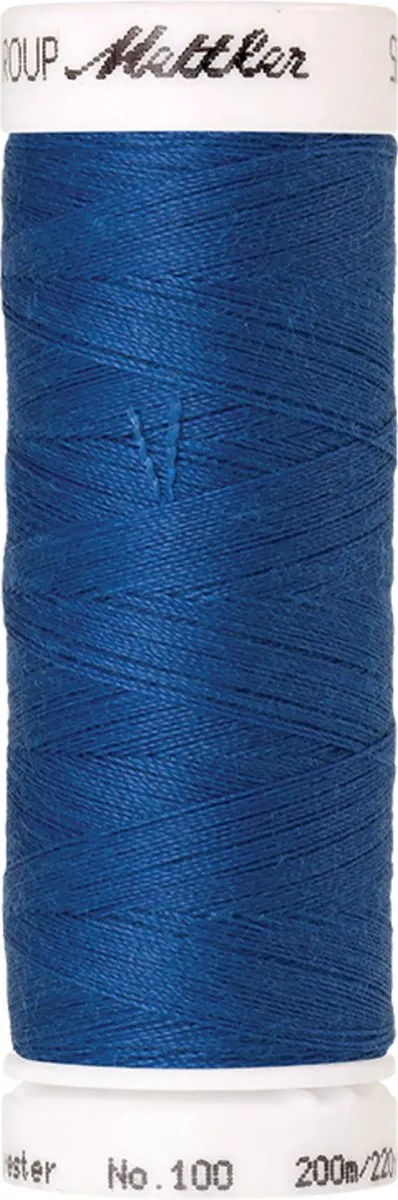 Amann Mettler Seralon 200mt #1463 Naaimachinegaren - Blauw