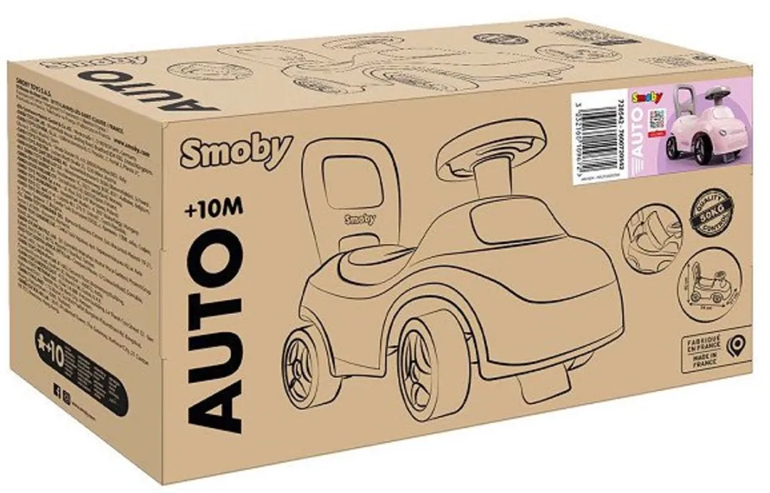 Smoby 720542 Raceauto Roze