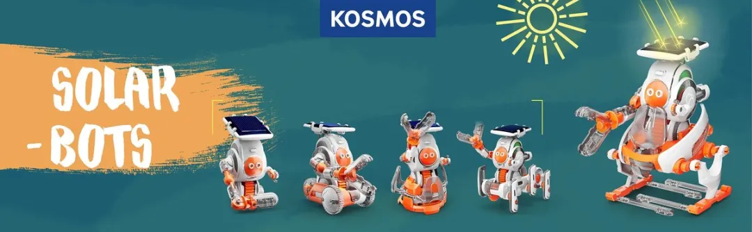 Kosmos Solar Bots 617417 Experimenteerset - 3 Zonne-energie Robots