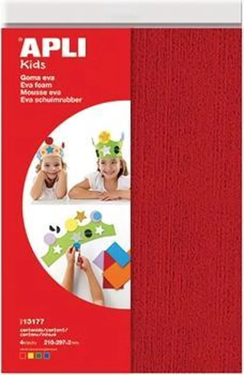 Apli Kids EVA Foam Pluche Vellen A4