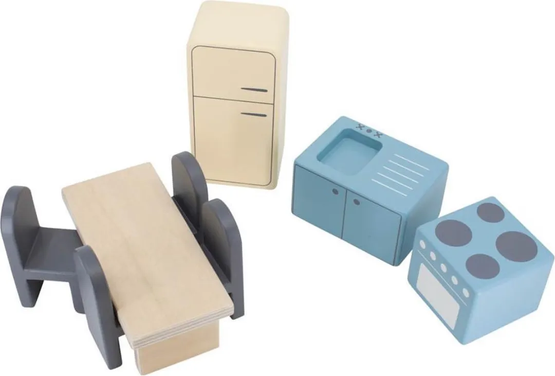 Sebra Poppenhuis Keuken Hout