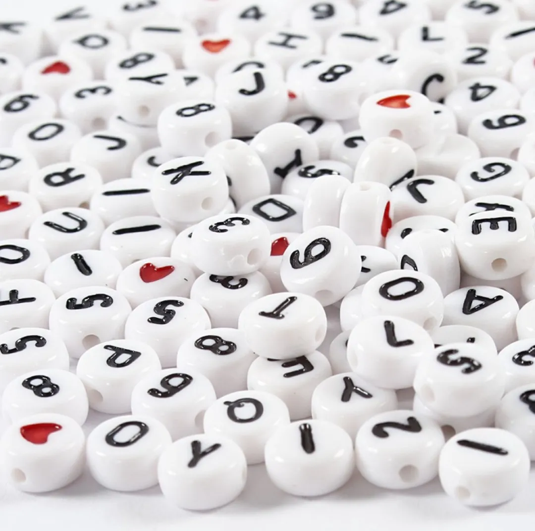 Creativ Company Plastic Letterkralen 7mm