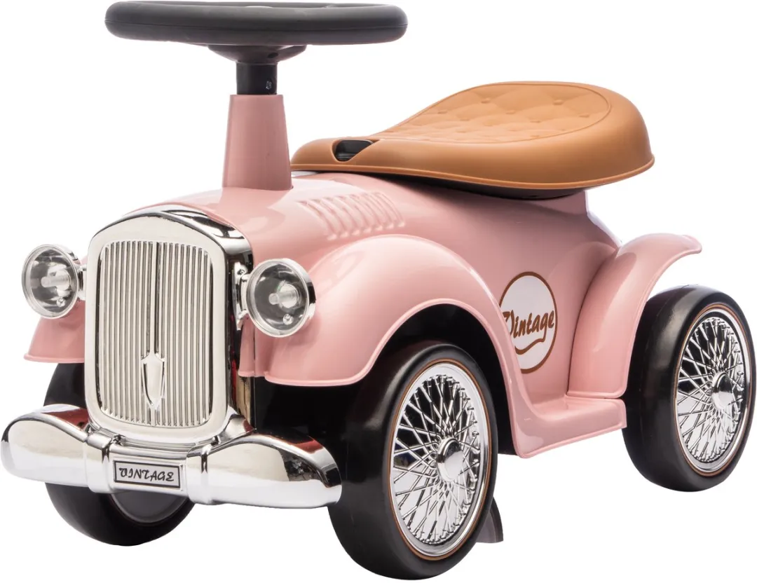 Eco Toys Retro Loopauto Roze