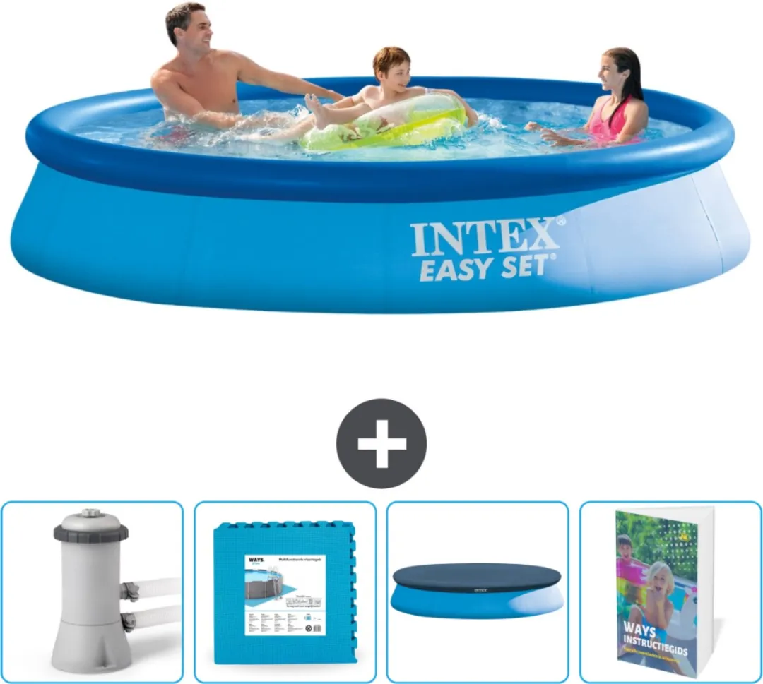 Intex Easy Set Zwembad 366x76cm Blauw