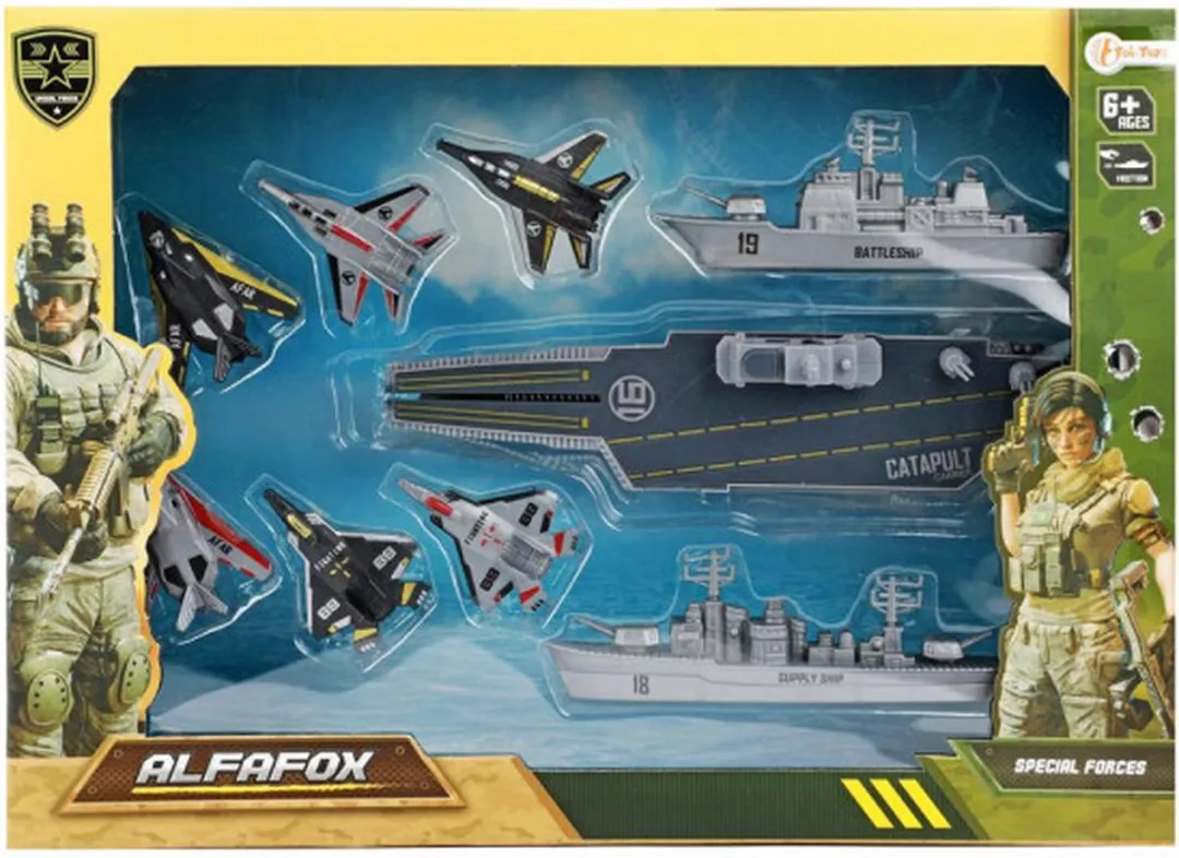 Toi-Toys Alfafox Militair Vliegdekschip