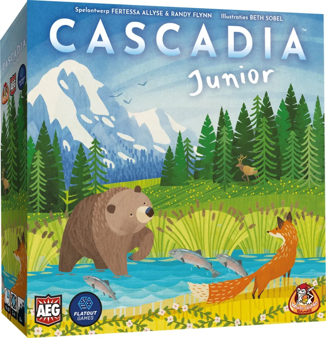 White Goblin Games Cascadia Junior - Familiespel 2-4 spelers