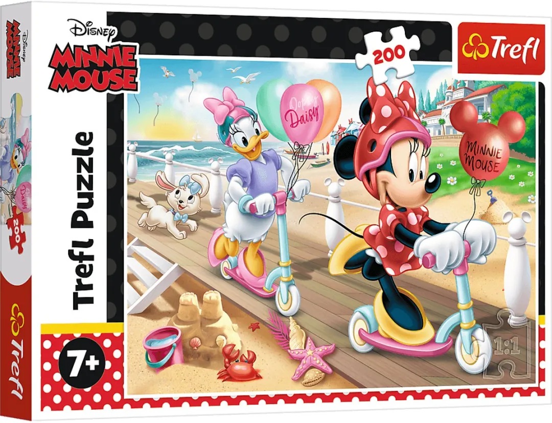 Trefl Minnie Mouse puzzel - 200 stukjes - Disney legpuzzel.