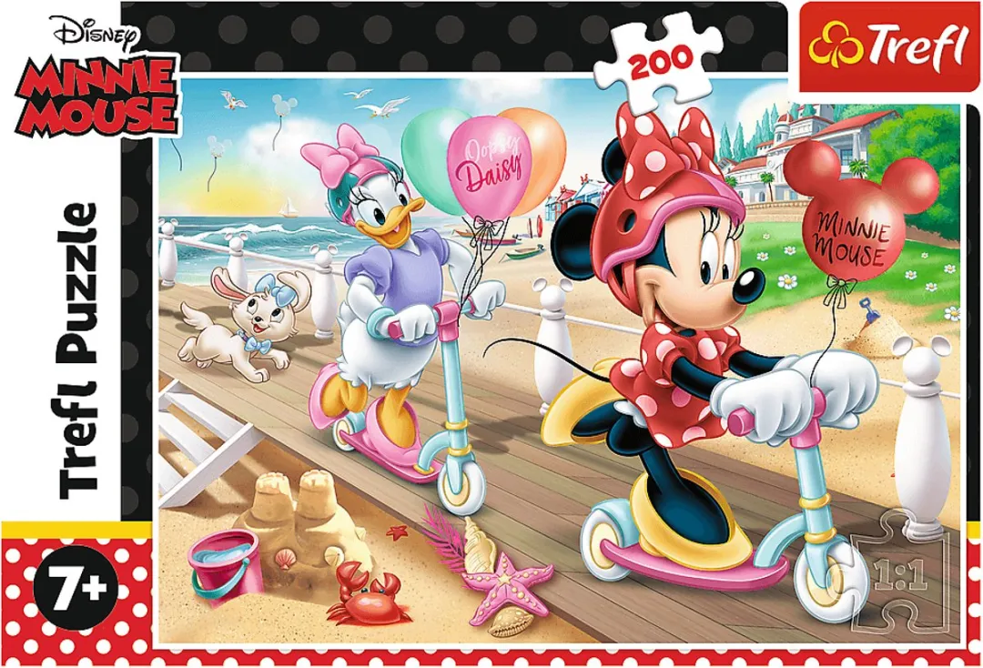 Trefl Minnie Mouse puzzel - 200 stukjes - Disney legpuzzel.