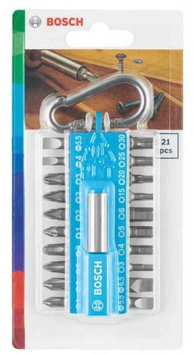 Bosch Schroevendraaierbitset 21-delig - Metaal