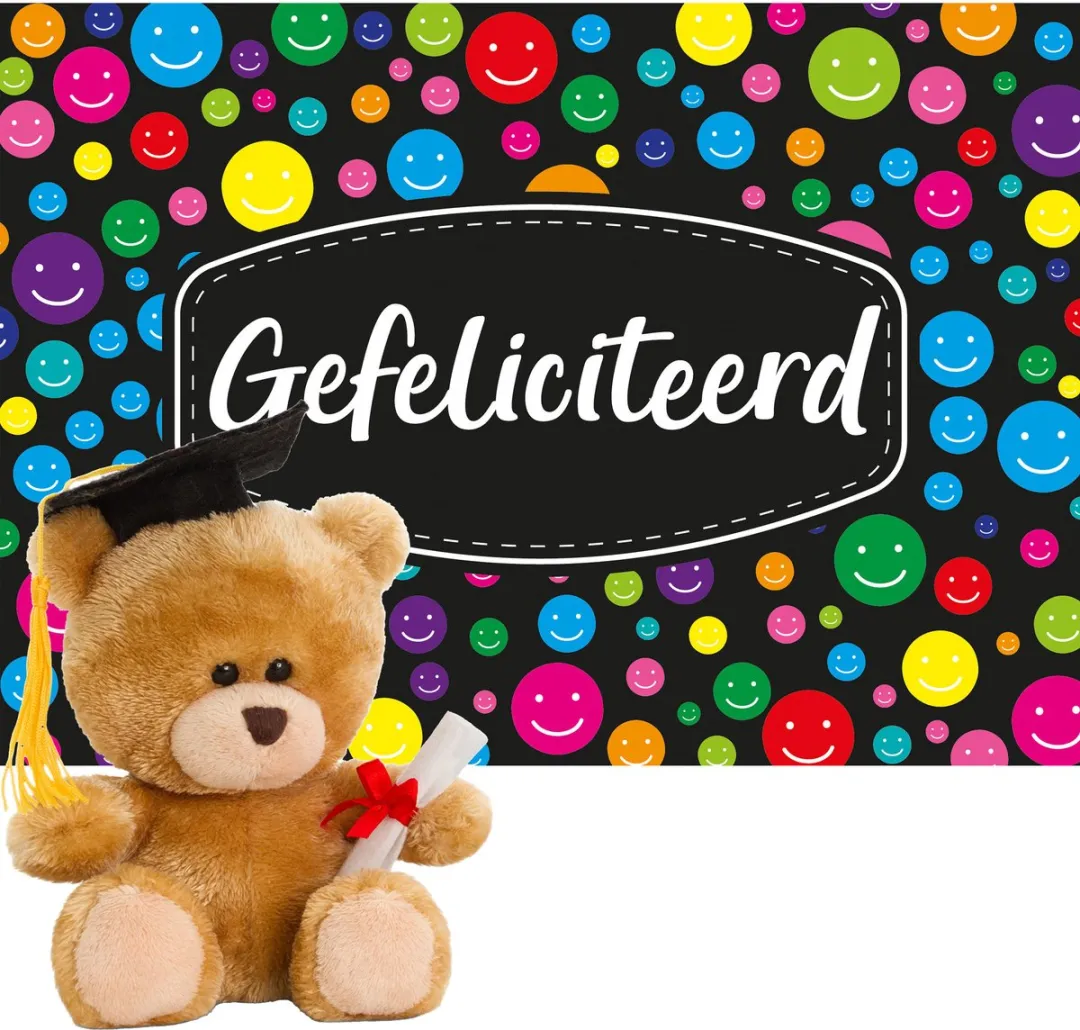 Keel Toys Gefeliciteerd Wenskaart A5