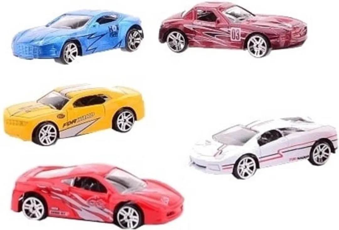 Johntoy Super Cars 5 Stuks Multicolor