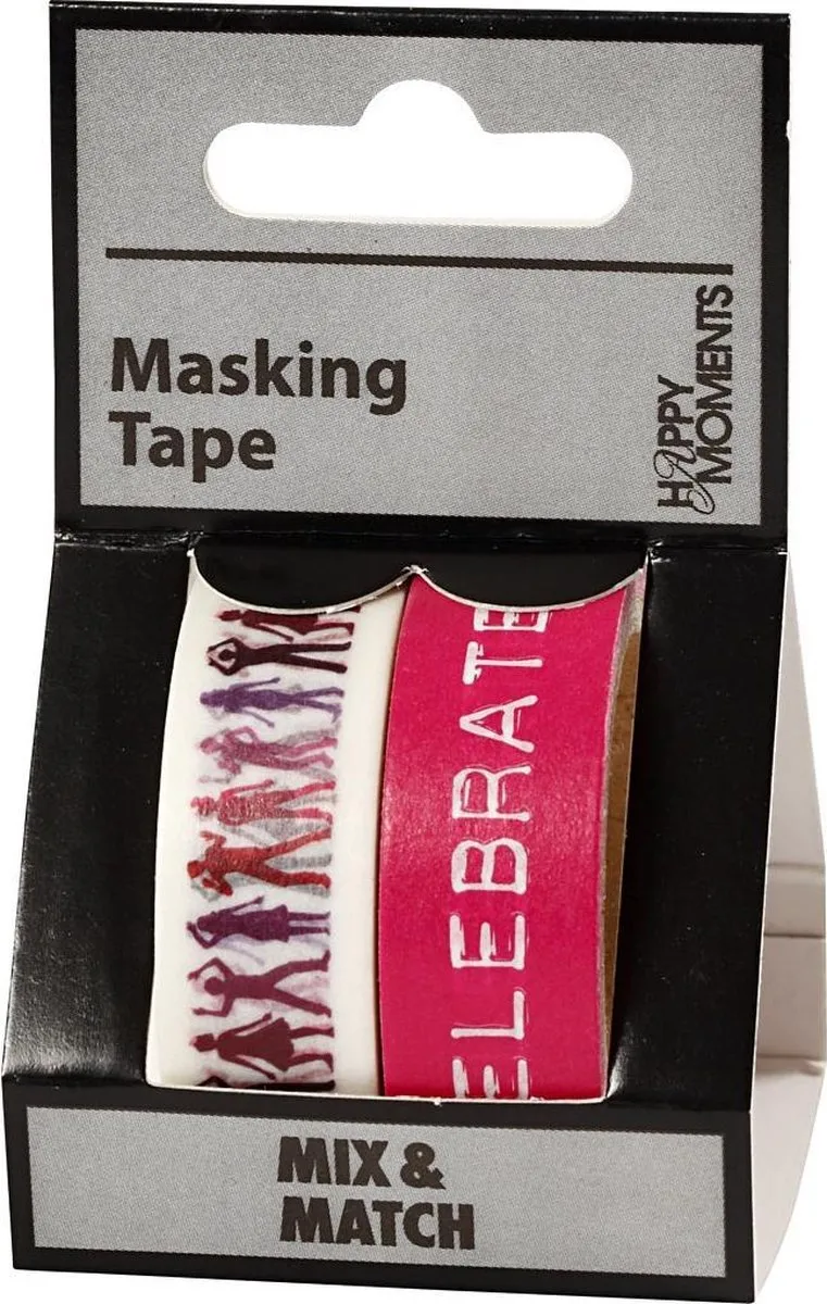 Creativ Company Masking Tape Multicolor 15mm - 2x10m