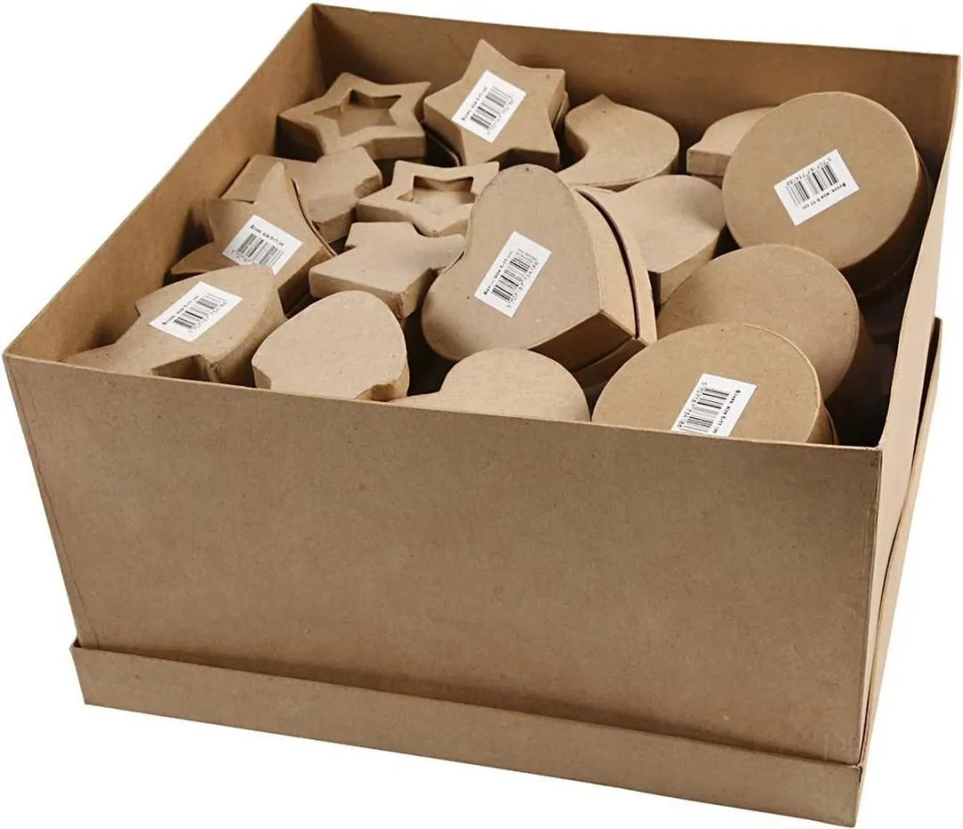 Creativ Company Handgemaakte Papier-maché Dozen - 63 Stuks