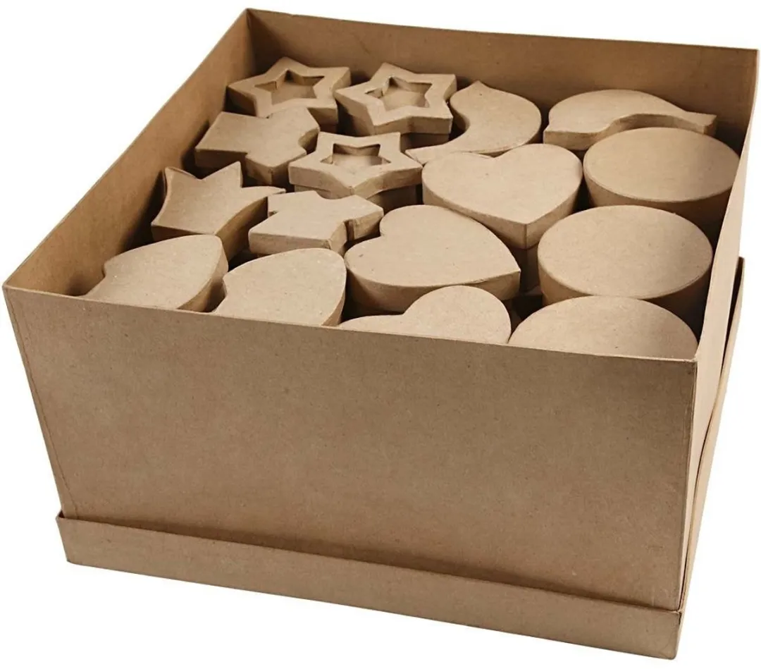 Creativ Company Handgemaakte Papier-maché Dozen - 63 Stuks