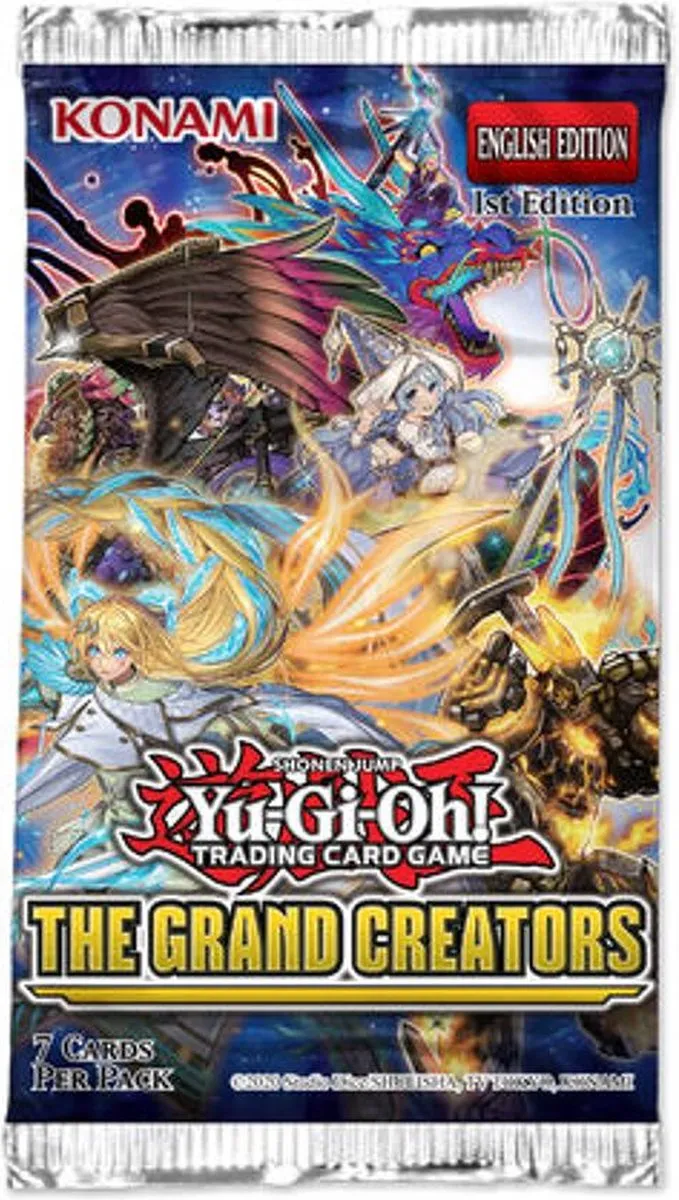 Yu-Gi-Oh! The Grand Creators Booster Pack 123nvt123