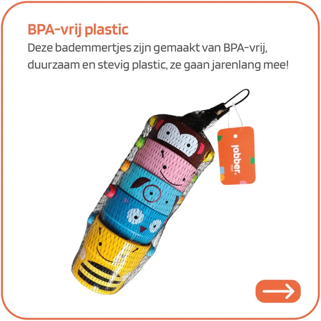 Jobber Toys Badspeelgoed Waterradboot - 2 Stuks