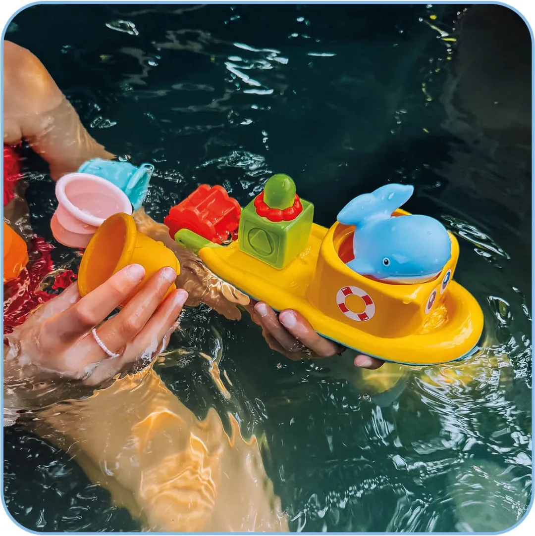 Jobber Toys Badspeelgoed Waterradboot - 2 Stuks