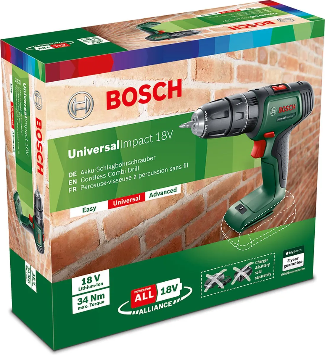 Bosch UniversalImpact 18 Klopboorschroevendraaier 4053423225242