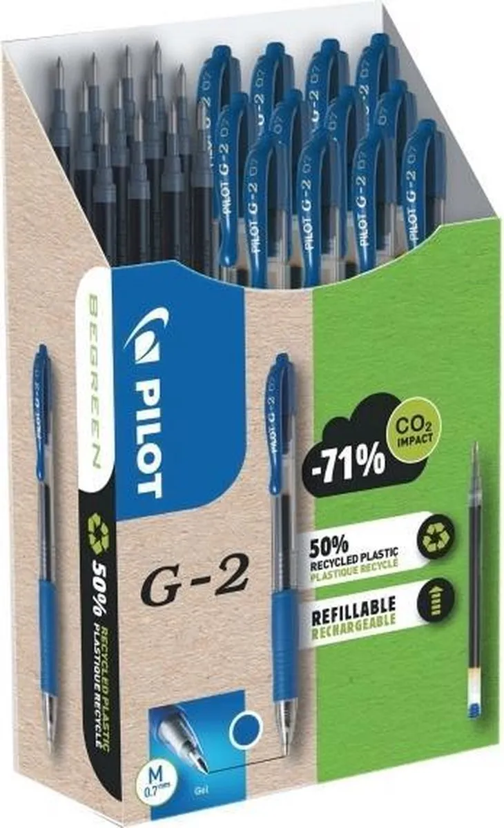 Pilot Green Pack G-2 Gelpennen