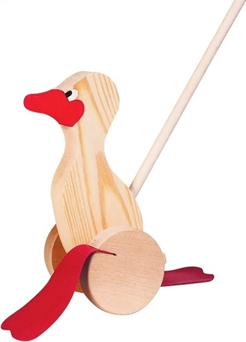 Goki Stokroller Eend - Rood