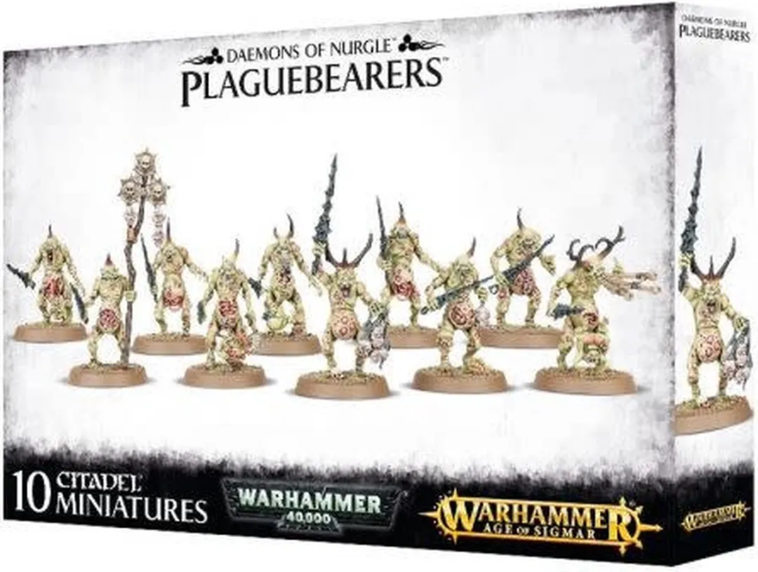 Games Workshop Daemons of Nurgle Plaguebearers - 74 Onderdelen