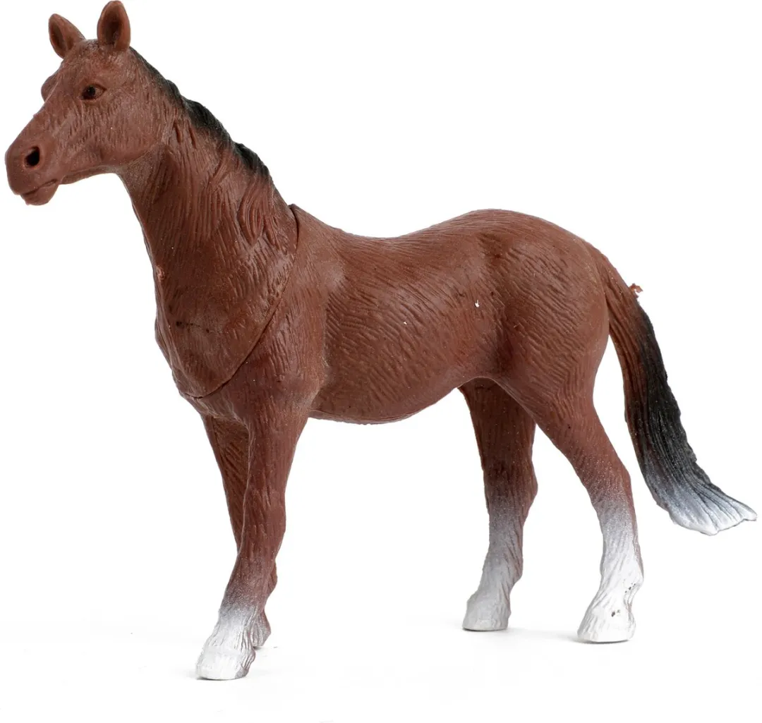 Toi-Toys Boerderij Speelfiguren 6-delig - Bruin