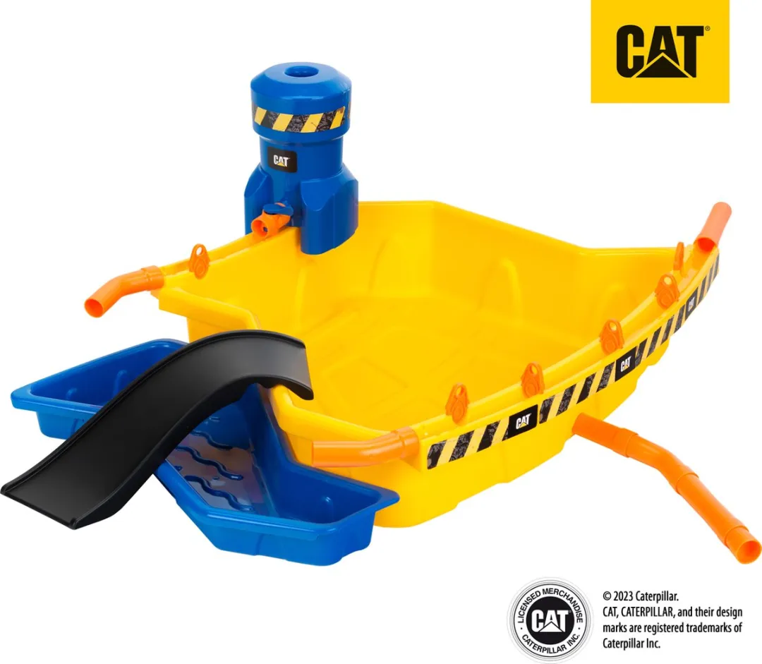 Klein Toys Caterpillar Zandbouwplaats 3248 - 3 Voertuigen - 95x66x34,5cm