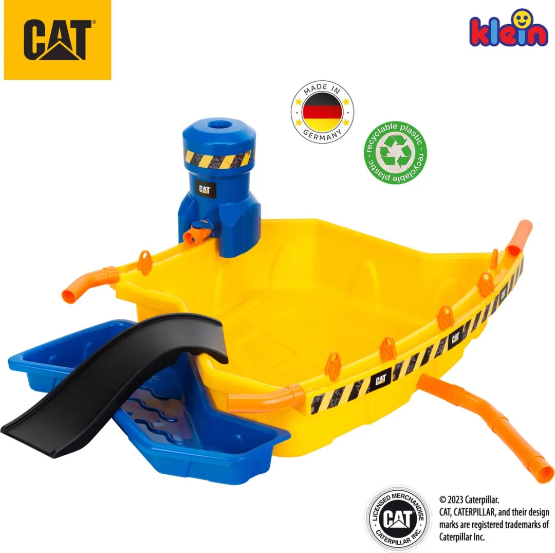 Klein Toys Caterpillar Zandbouwplaats 3248 - 3 Voertuigen - 95x66x34,5cm