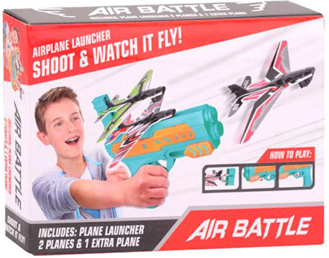 Johntoy Lanceerpistool 24522 - 3 Vliegtuigen Multi kleuren