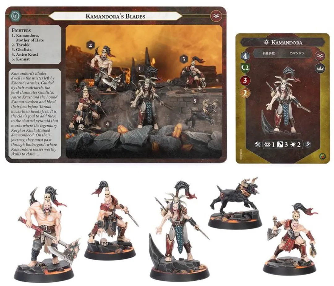 Games Workshop Warhammer Underworlds Kamandora's Blades - 26 Onderdelen
