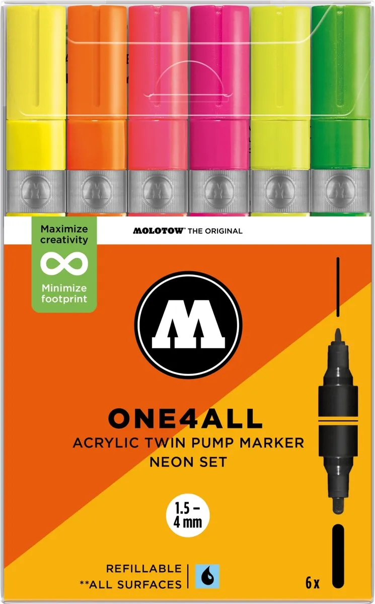 Molotow One4All Twin Acrylstiften Set