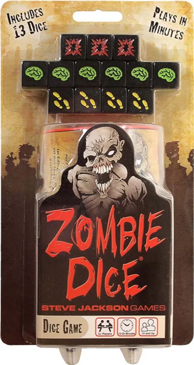 Steve Jackson Games Zombie Dice - Dobbelspel - 131313SJG - Multicolor