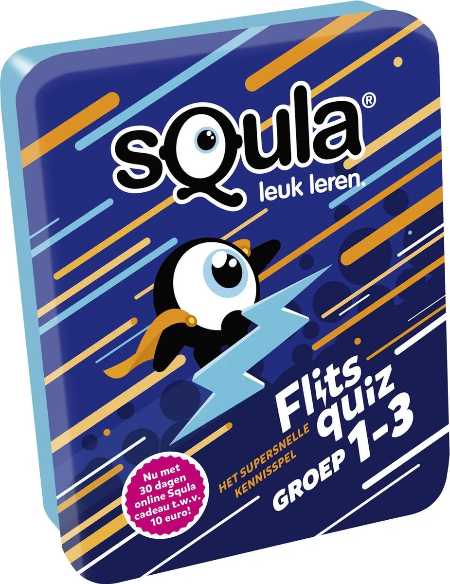 Identity Games sQula Flitsquiz Groep 1-2-3 Kaartspel - 111 Kaarten - Groen