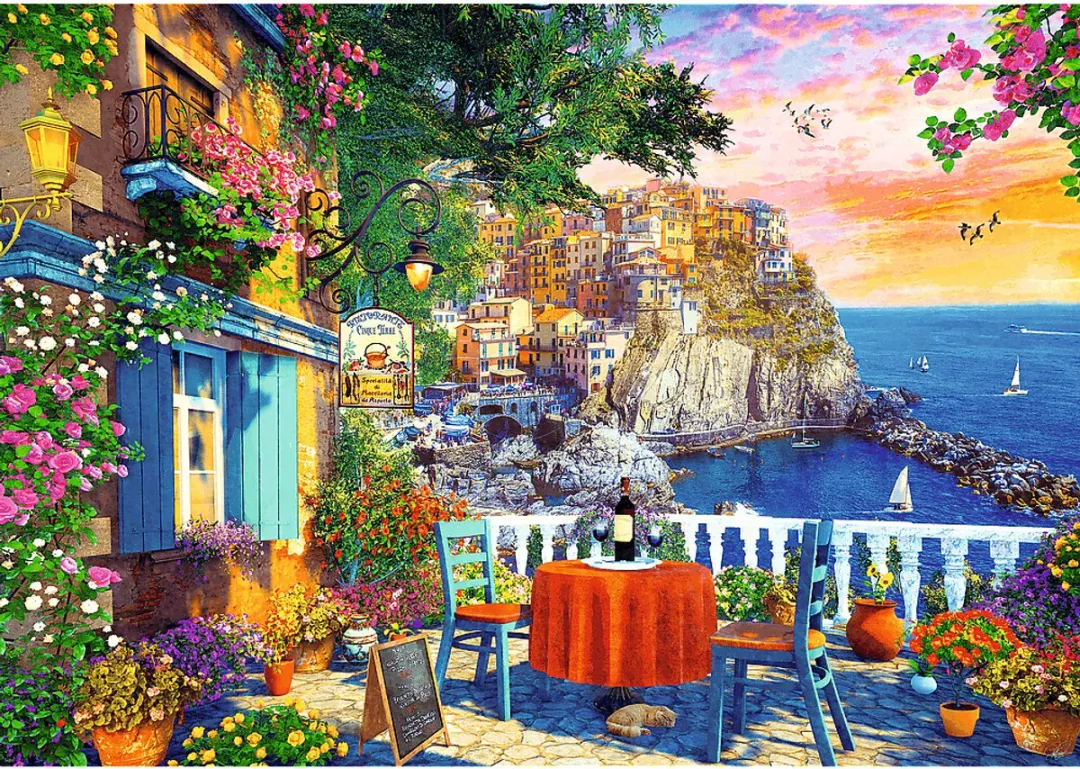 Trefl Cinque Terre View Legpuzzel 1000 Stuks - Multicolor