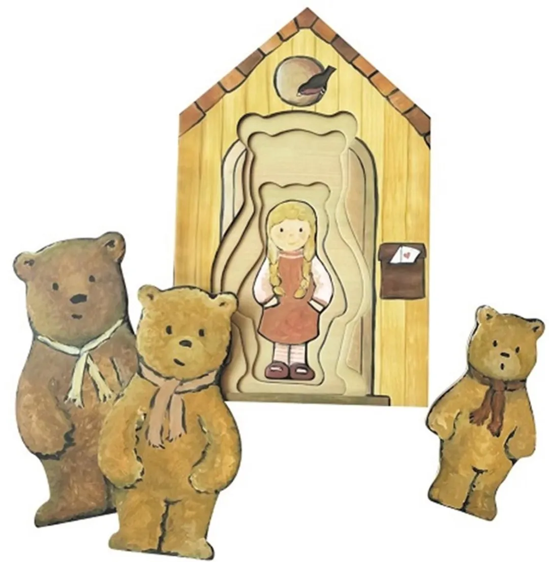 Egmont Toys Goudlokje Puzzel 3 Stuks