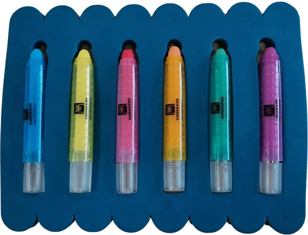 Eurekakids Badkrijtjes Draaisysteem 6 Stuks