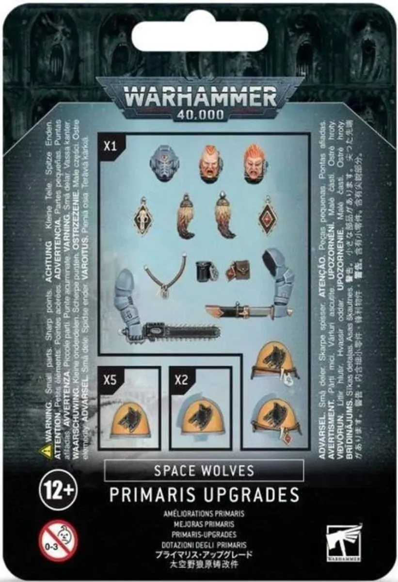 Games Workshop Space Wolves Primaris Upgrades - 21 Onderdelen