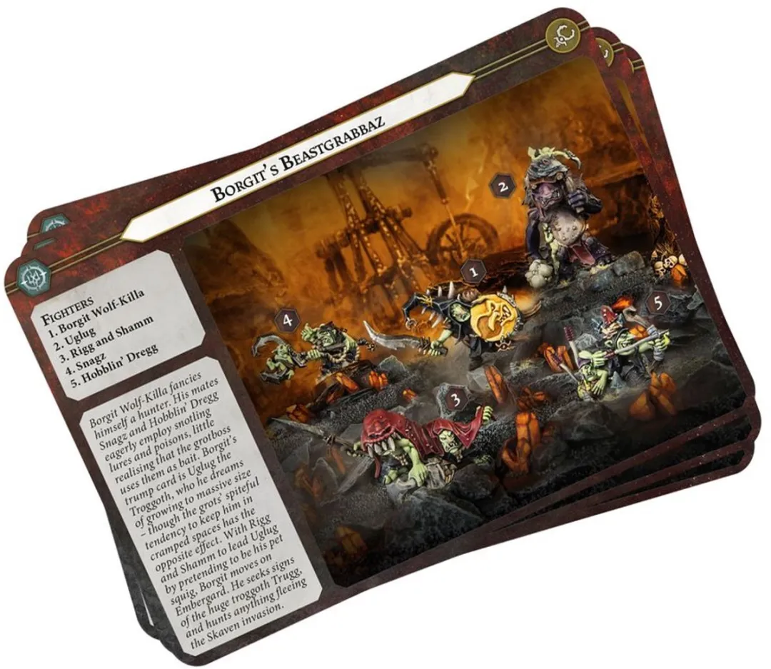Games Workshop Warhammer Underworlds Borgit's Beastgrabbaz 109-33