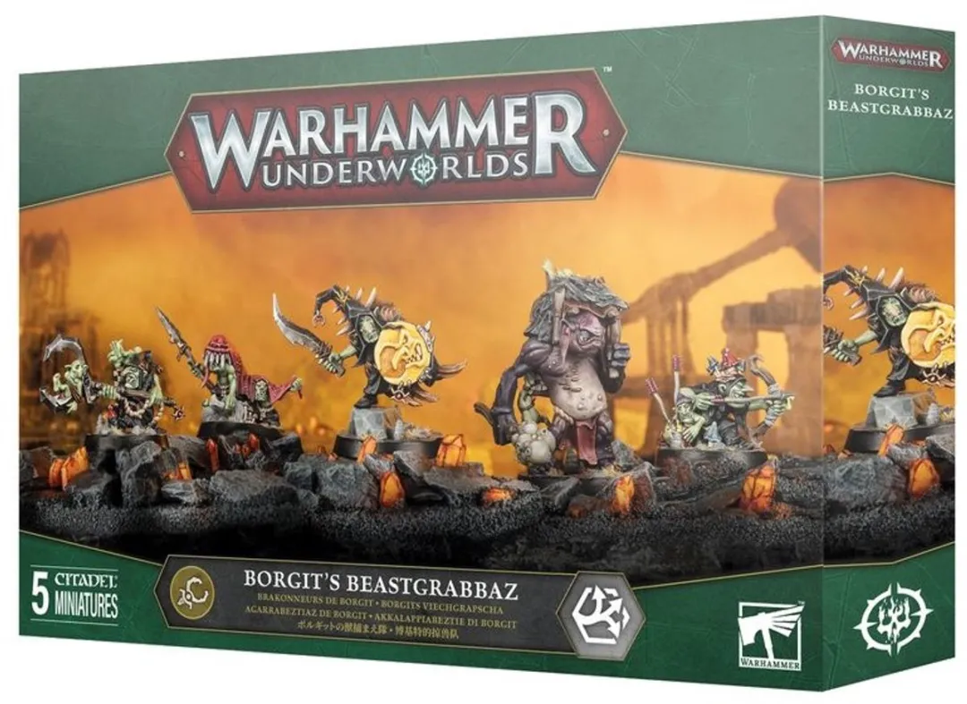 Games Workshop Warhammer Underworlds Borgit's Beastgrabbaz 109-33