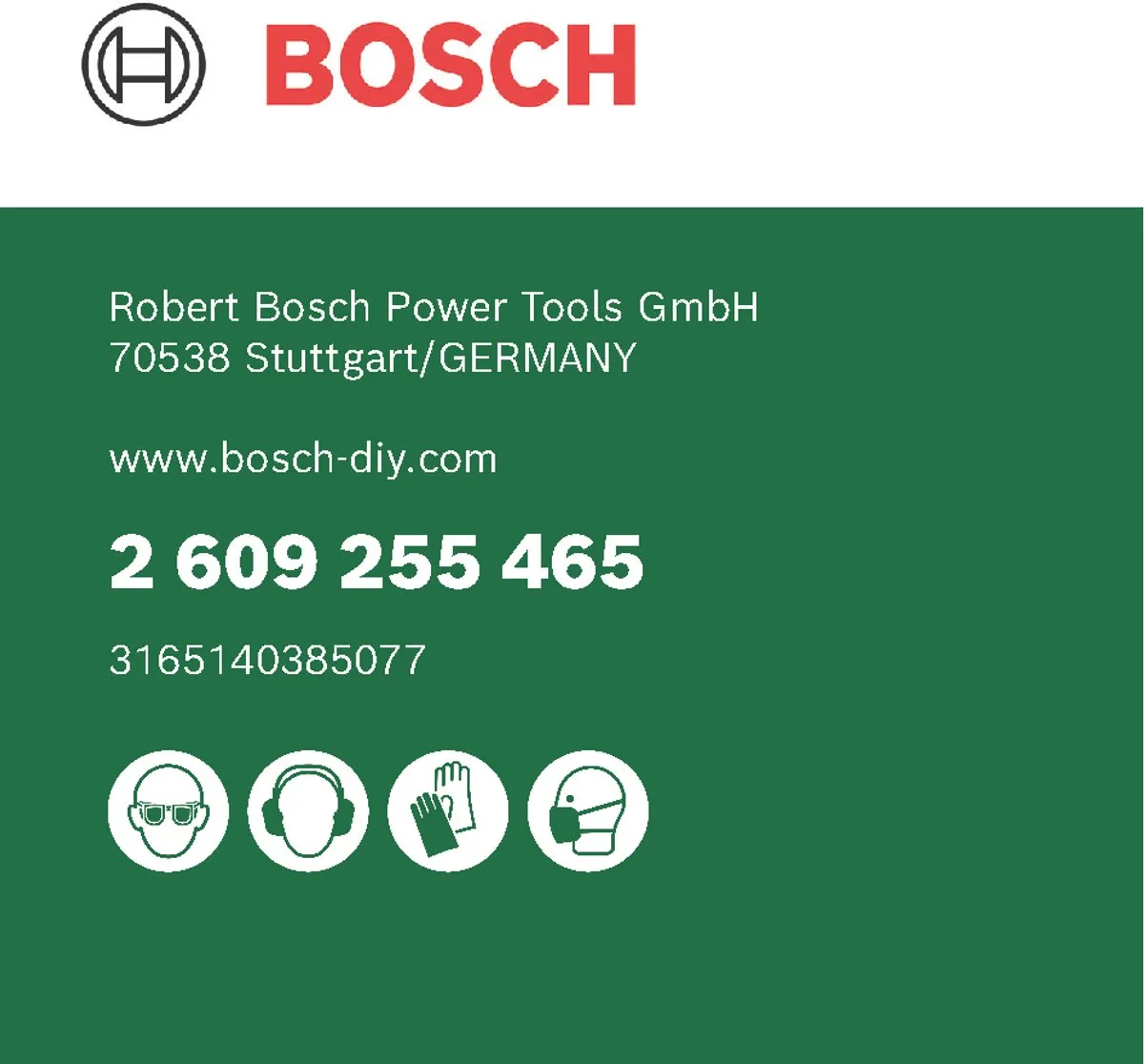 Bosch Glas- en Tegelboren 4,0mm x 64mm - 3 Stuks