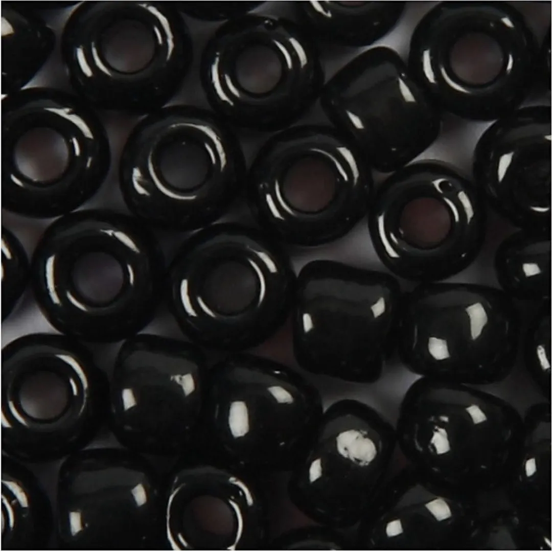 Creativ Company Rocailles 8/0 - 500 Stuks - Zwart