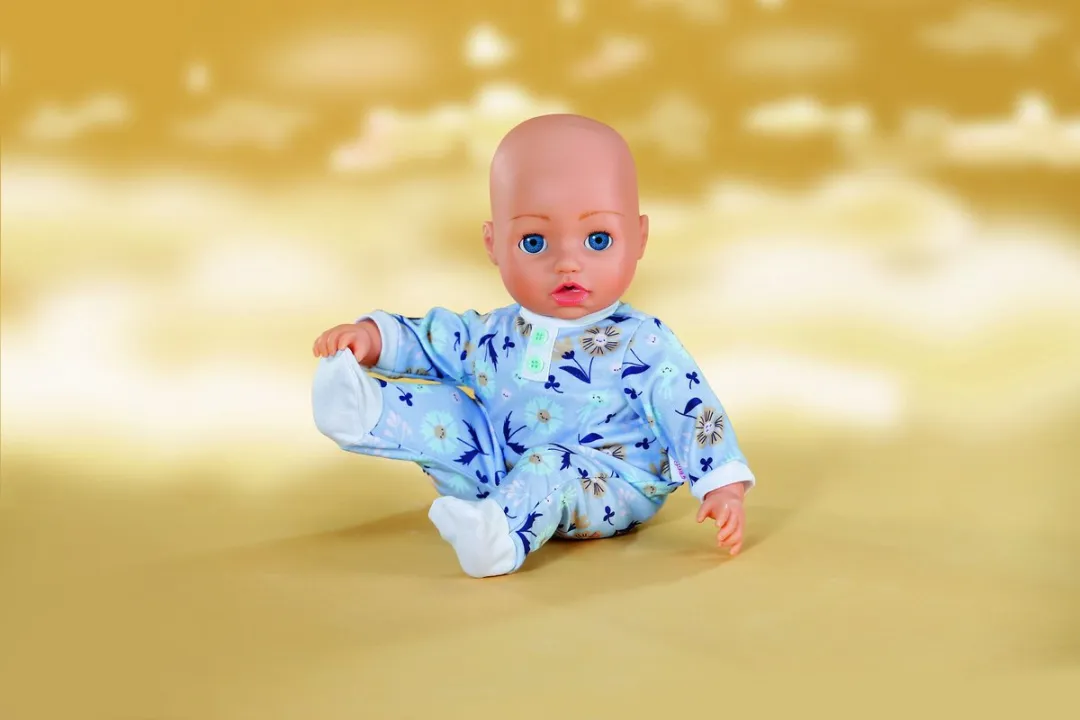 Baby Born Poppenromper Bleu 43cm - Bloemenmotief
