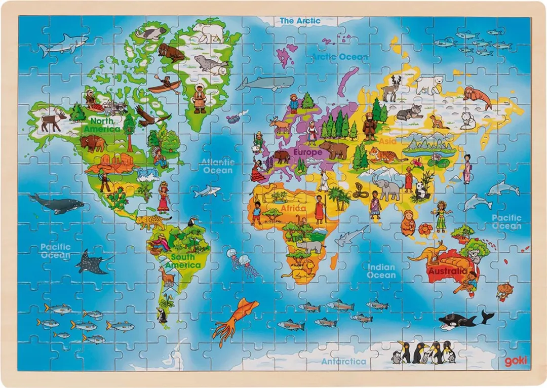 Goki World Puzzle 192 Stuks
