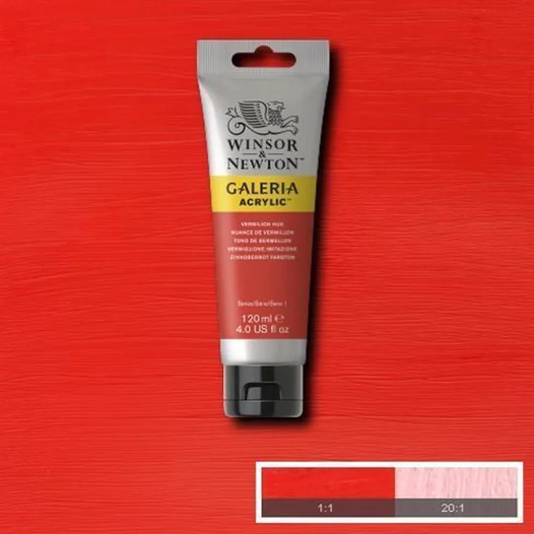 Winsor & Newton Galeria Acryl Vermilion Hue 120ml
